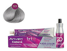 Load image into Gallery viewer, ANVEN Permanent Color Cream 9.9 Platinum Blonde
