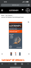 Cargar imagen en el visor de la galería, Lotrimin AF Treatment Cream for Ringworm 0.53 oz
