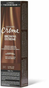 L'OREAL Loreal Technique Excellence Creme Browns Extreme Permanent Hair Color 1.74 oz