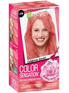 Garnier Color Sensation Hair Color Cream California Sunset 7.26 Coral  Pink