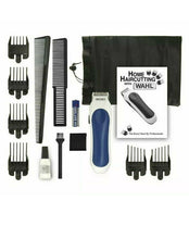 Cargar imagen en el visor de la galería, Wahl Cordless Mini Pro Blue 14 Piece Hair Clipper Kit Battery Operated
