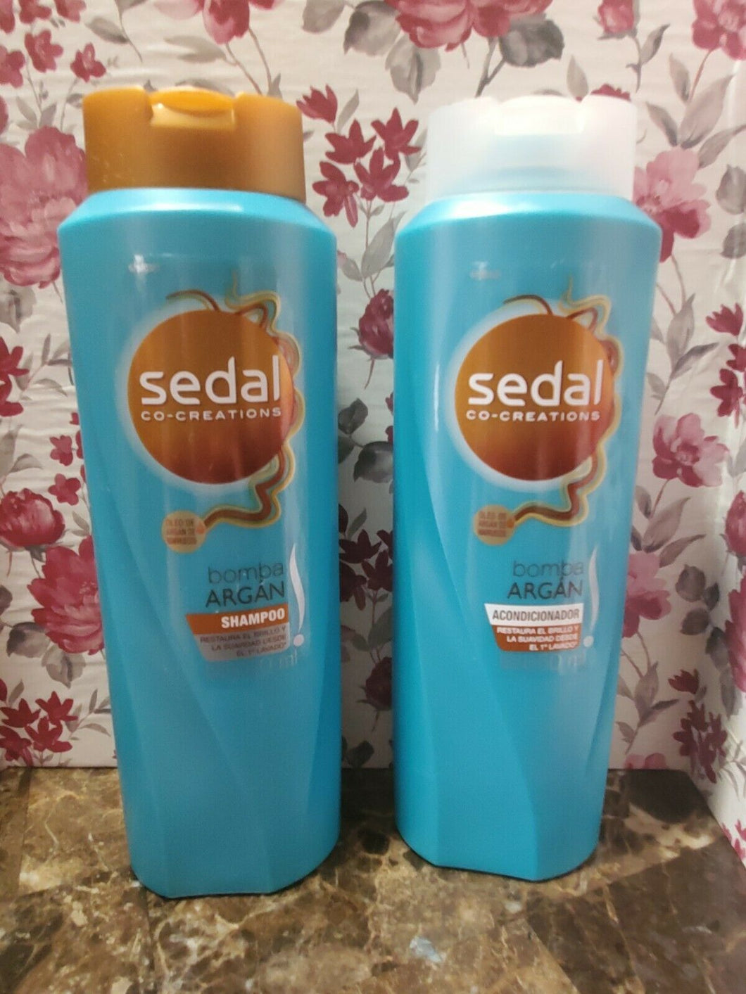 Sedal Bomba Argán Shampoo and Conditioner  650 Ml/ 21oz