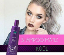 Cargar imagen en el visor de la galería, Kuul Color Me Matizant Shampoo Kuul Gray Blond Bleached Hair Aminogen Complex
